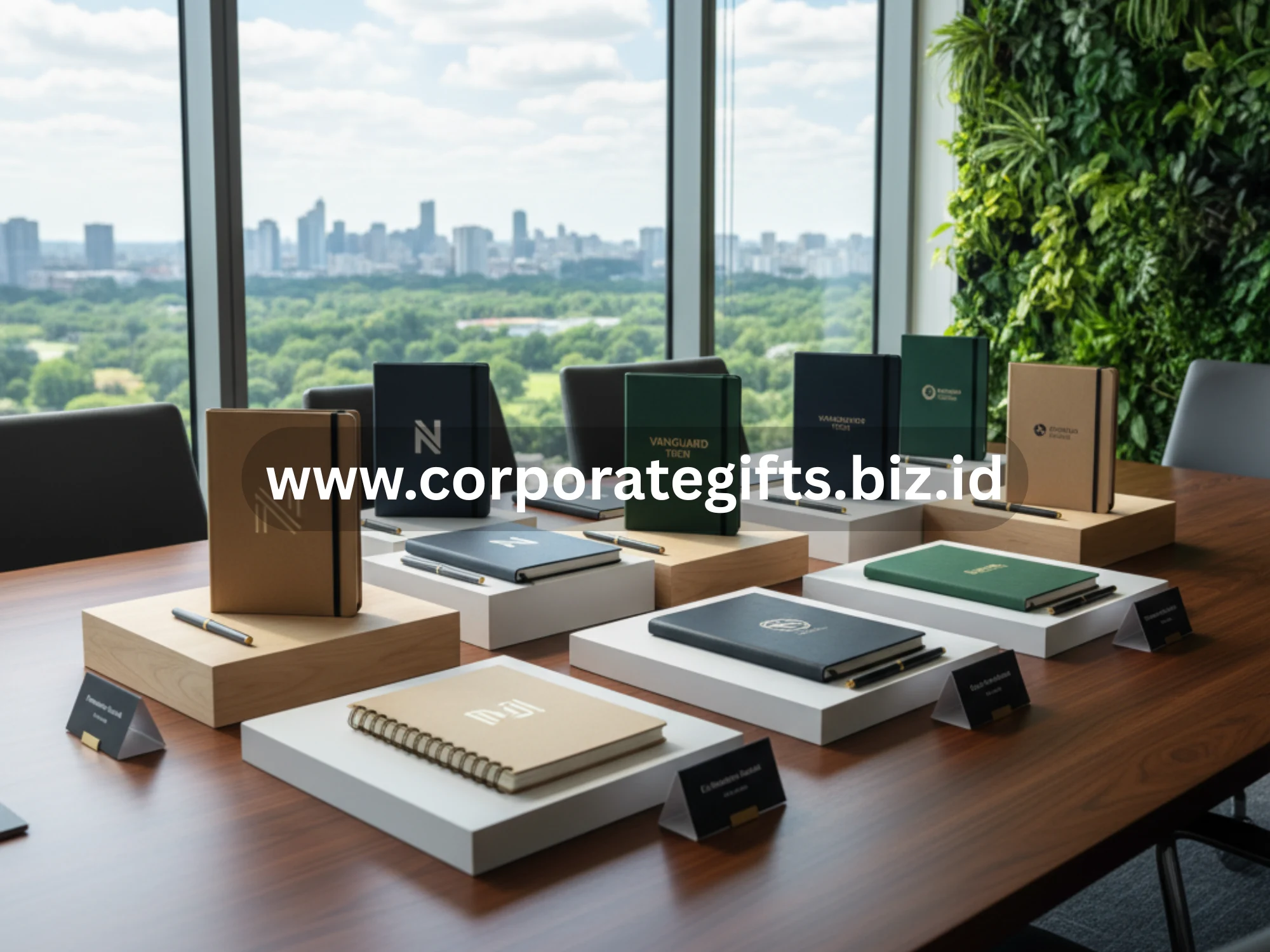 •	notebook custom dengan desain logo perusahaan untuk acara kantor